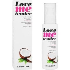 Массажное масло Love To Love LOVE ME TENDER Noix De Coco (100 мл) натуральное без консервантов, кокос
