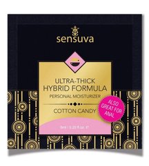 Пробник Sensuva - Ultra-Thick Hybrid Formula Cotton Candy (6 мл), гибридная формула, "Сахарная вата"